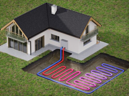Geothermal heating and cooling in Playa Vista, CA